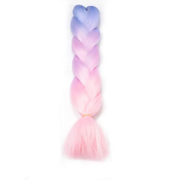 5 packs of PASTEL PONY??‍♀️ ombré braiding hair main image 4